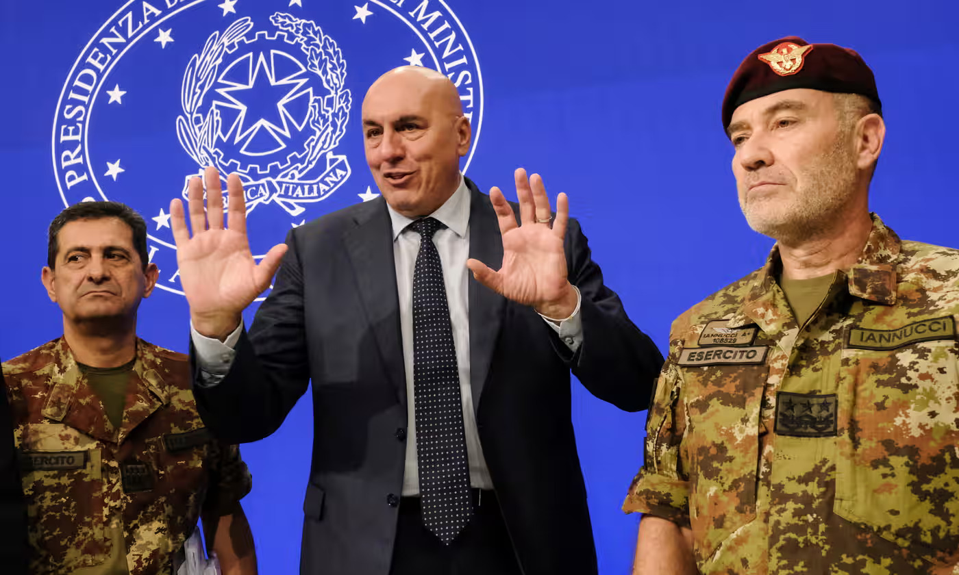 Italian Defense Minister Guido Crosetto,