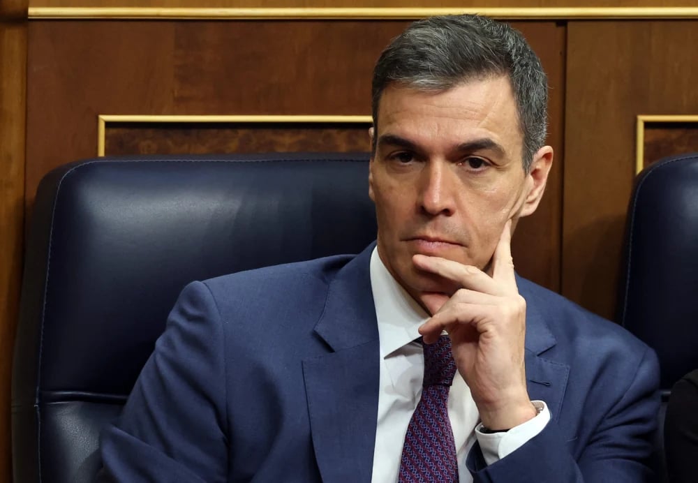 Pedro Sánchez at the Spanish parliament