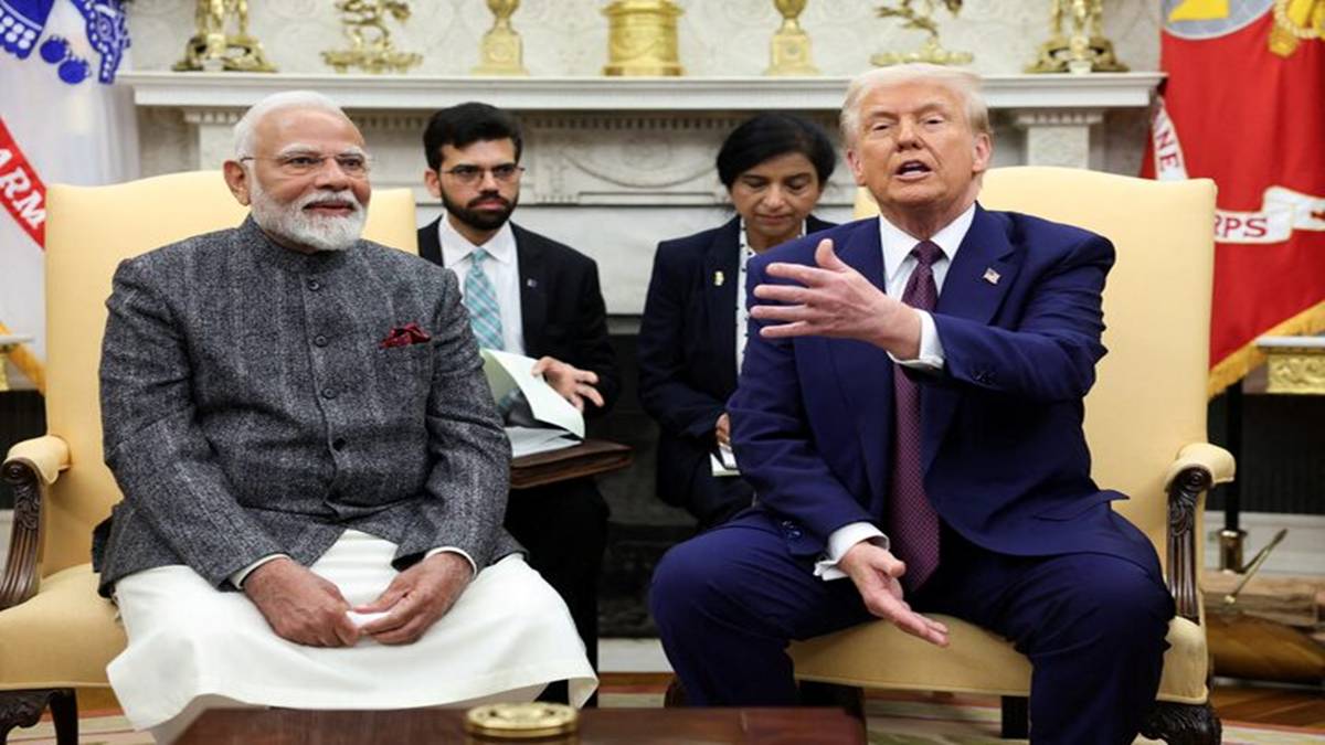 President Donald Trump, trade tariffs, India, press conference
