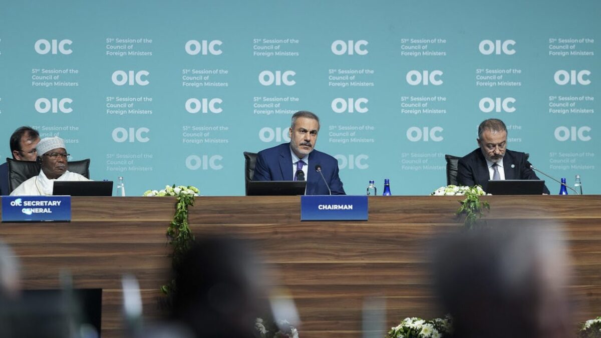 foreign ministers from almost 60 OIC nations meeting to condemn the genocide in gaza and israel’s attacks on iran, syria, and lebanon