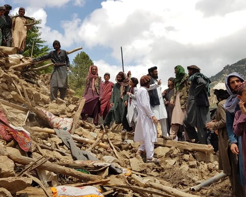 Survivors search rubble after Afghanistan earthquake as Kabul seeks urgent Russian aid