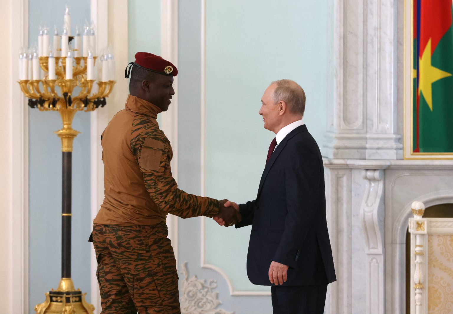 Burkina Faso geopolitics, US relationship, BRICS alignment, Vladimir Putin, Ibrahim Traore, Russia-Burkina Faso relations, BRICS