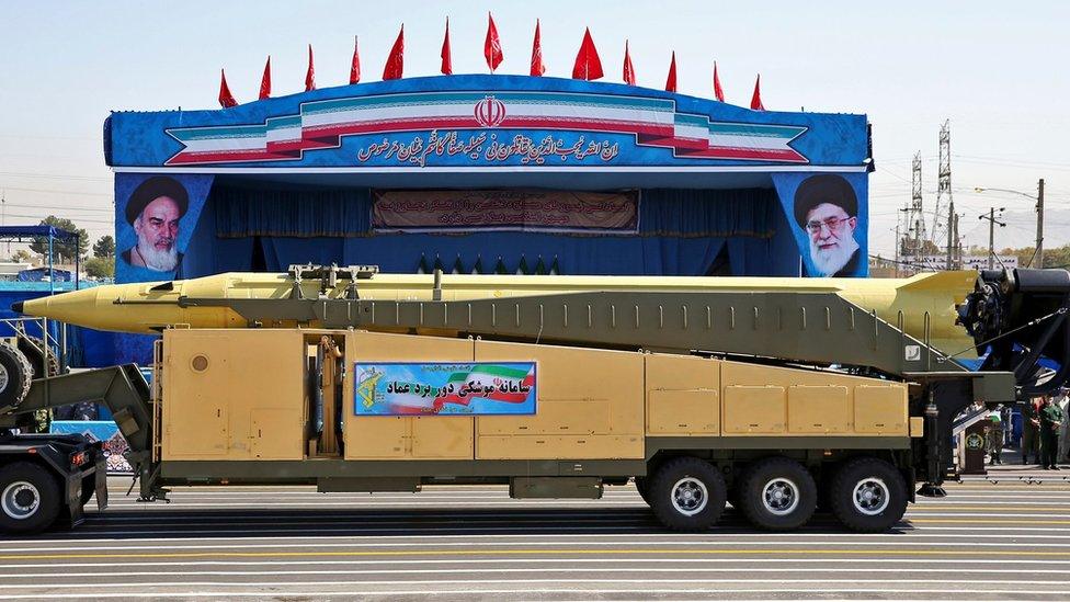 File photo of a missile test used in reporting on Iran’s ballistic program