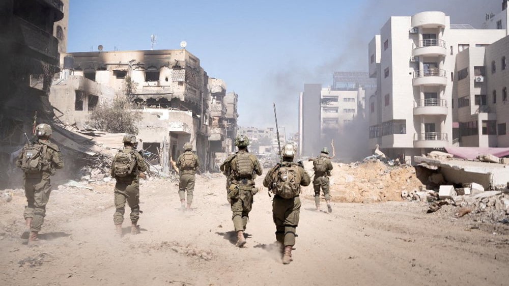 israeli tanks and troops in gaza city as part of operation gideon’s chariots offensive