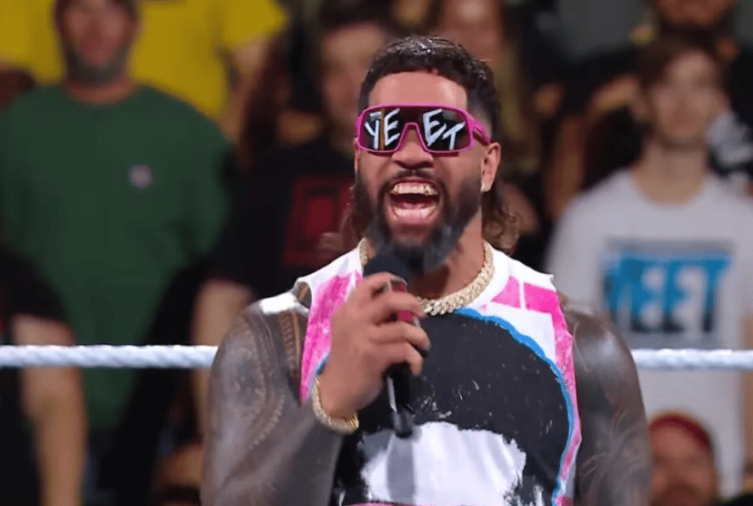 Jey Uso Yeet chant and glasses jey uso yeet, jey uso yeet glasses, yeet chant wwe