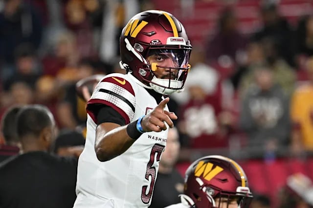 commanders vs buccaneers match player stats, washington vs tampa bay box score, jayden daniels stats, zane gonzalez game winner, baker mayfield stats