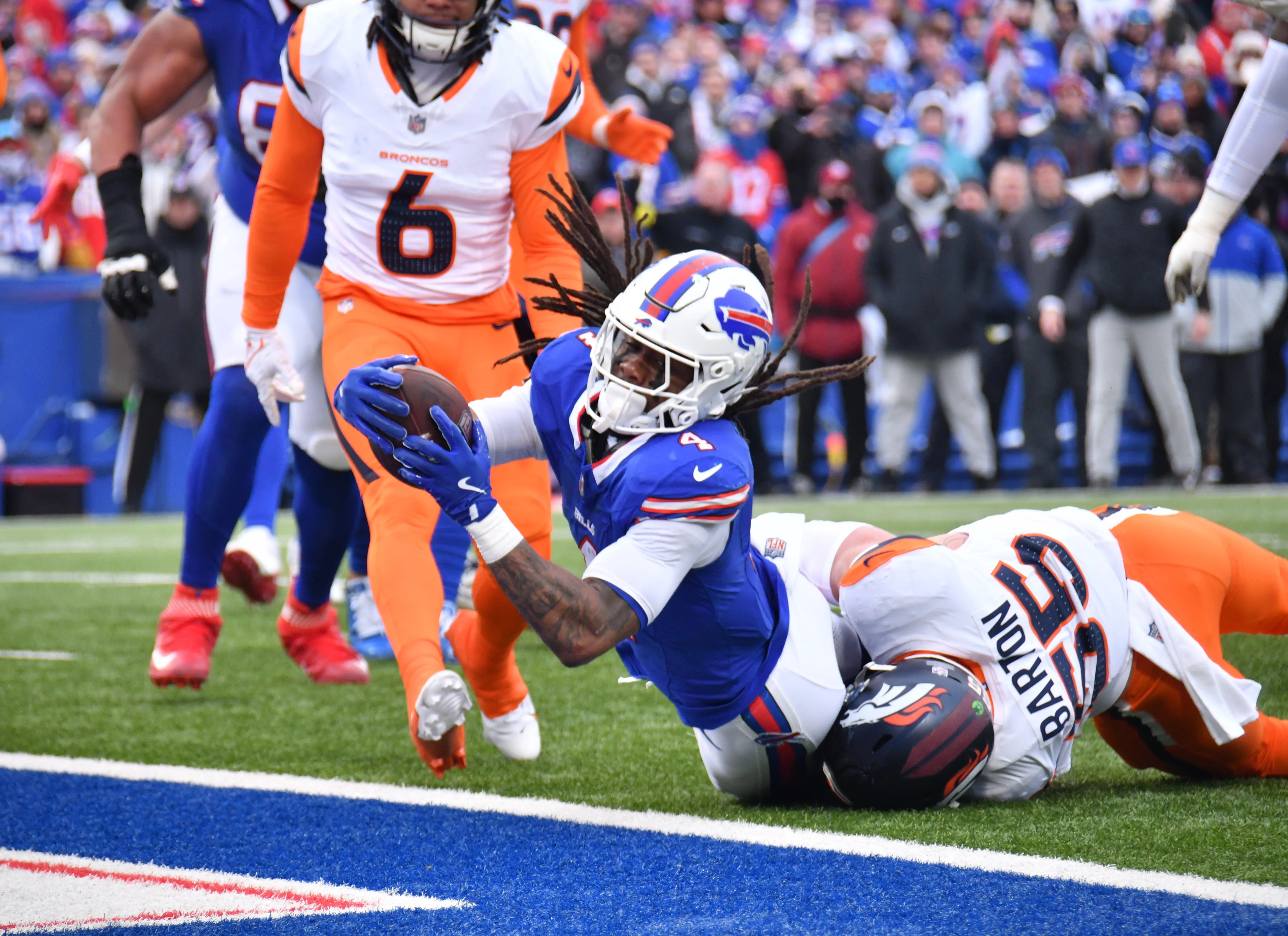 Denver Broncos vs Buffalo Bills match player stats