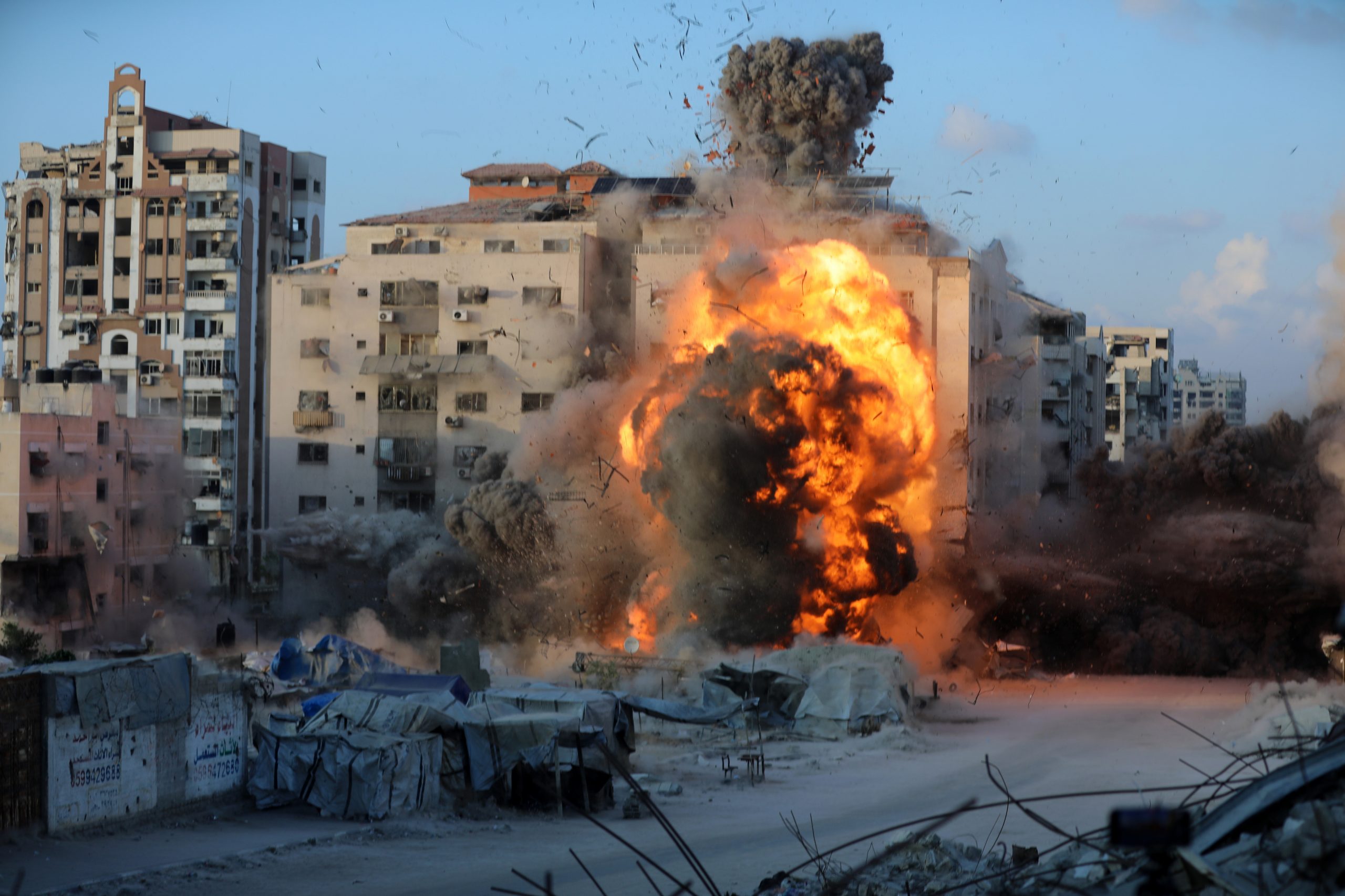 Gaza City devastation as siege continues