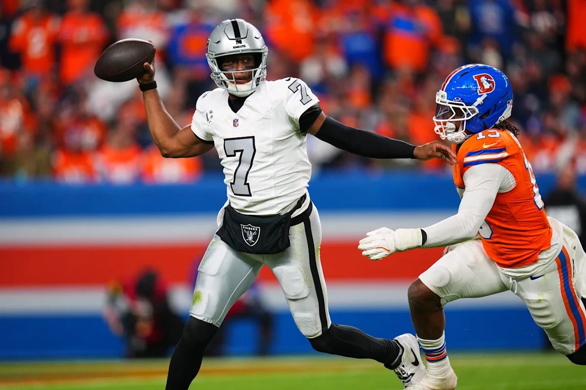 Denver Broncos defensive interception return touchdowns: Nik Bonitto 71-yard pick-six, Ja'Quan McMillian 44-yard pick-six match player stats