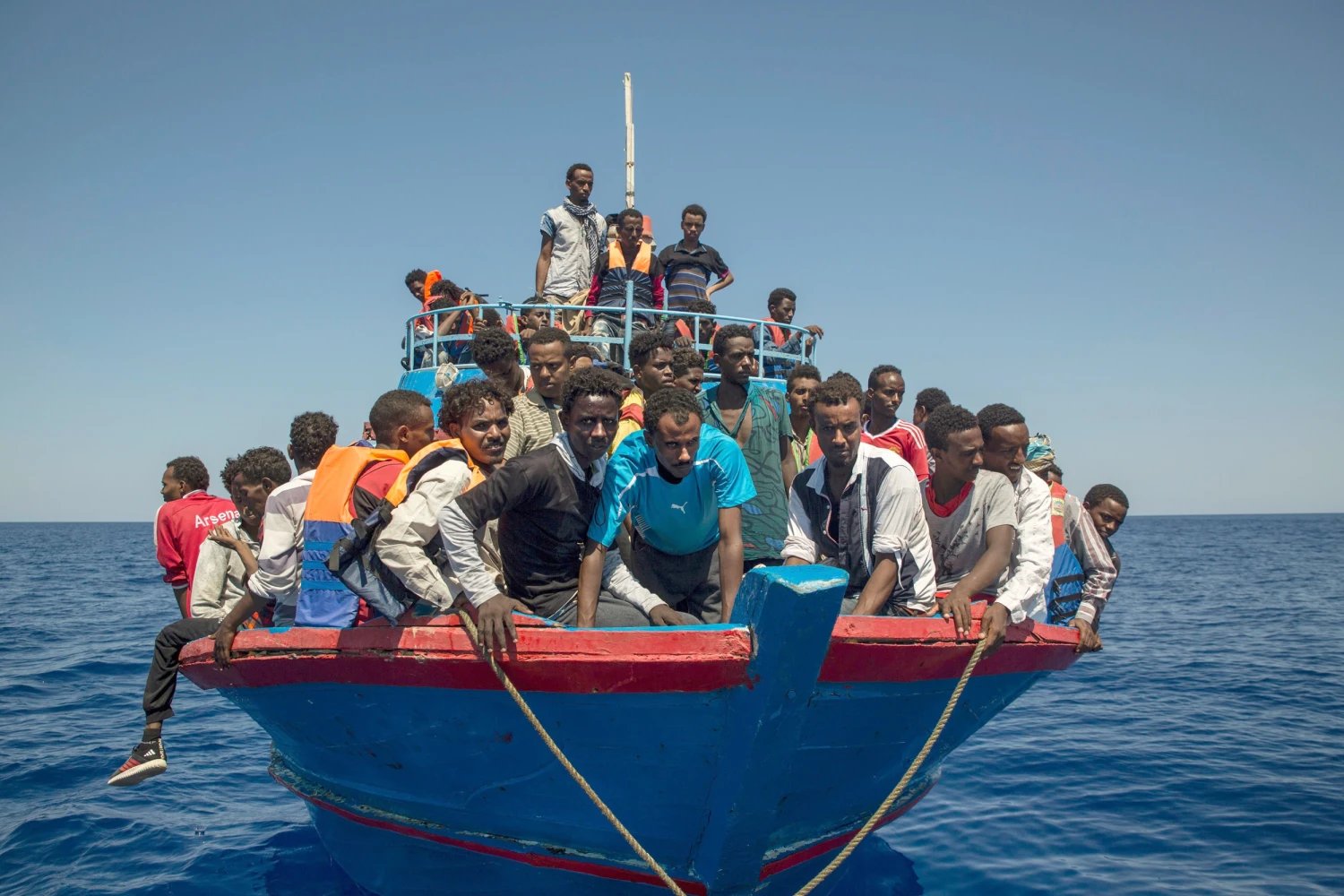 Rescue ship in Mediterranean amid tensions with Libyan coastguard