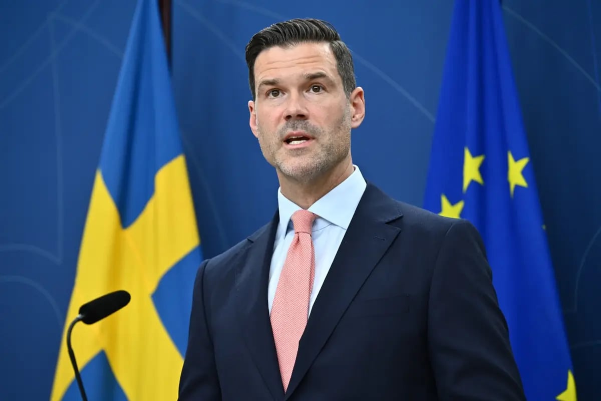 Swedish Minister Johan Forssell announces development aid policy change