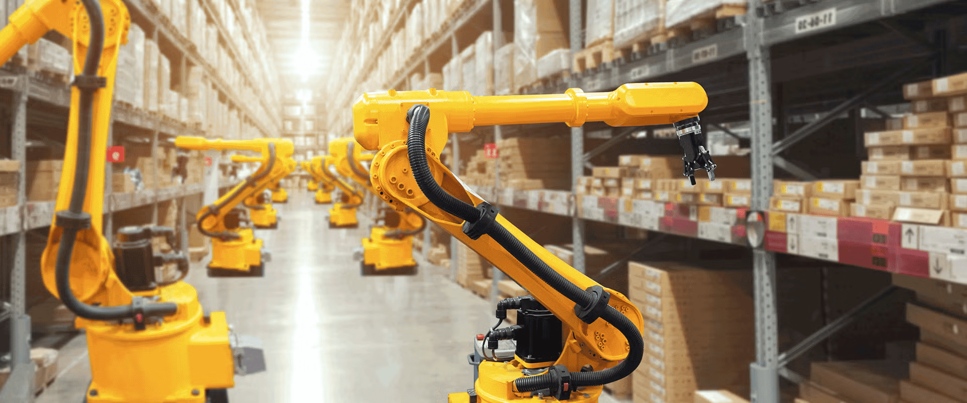 Automated sorting systems inside a UPS facility as the company shifts toward higher-margin operations