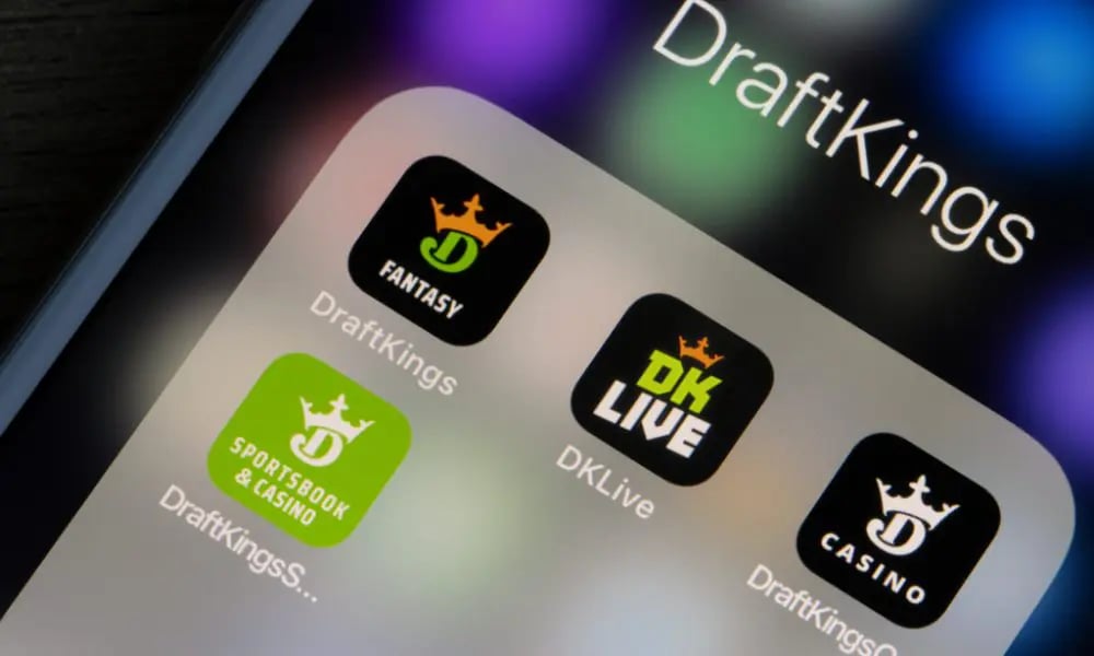 DraftKings super app sportsbook and casino interface on mobile