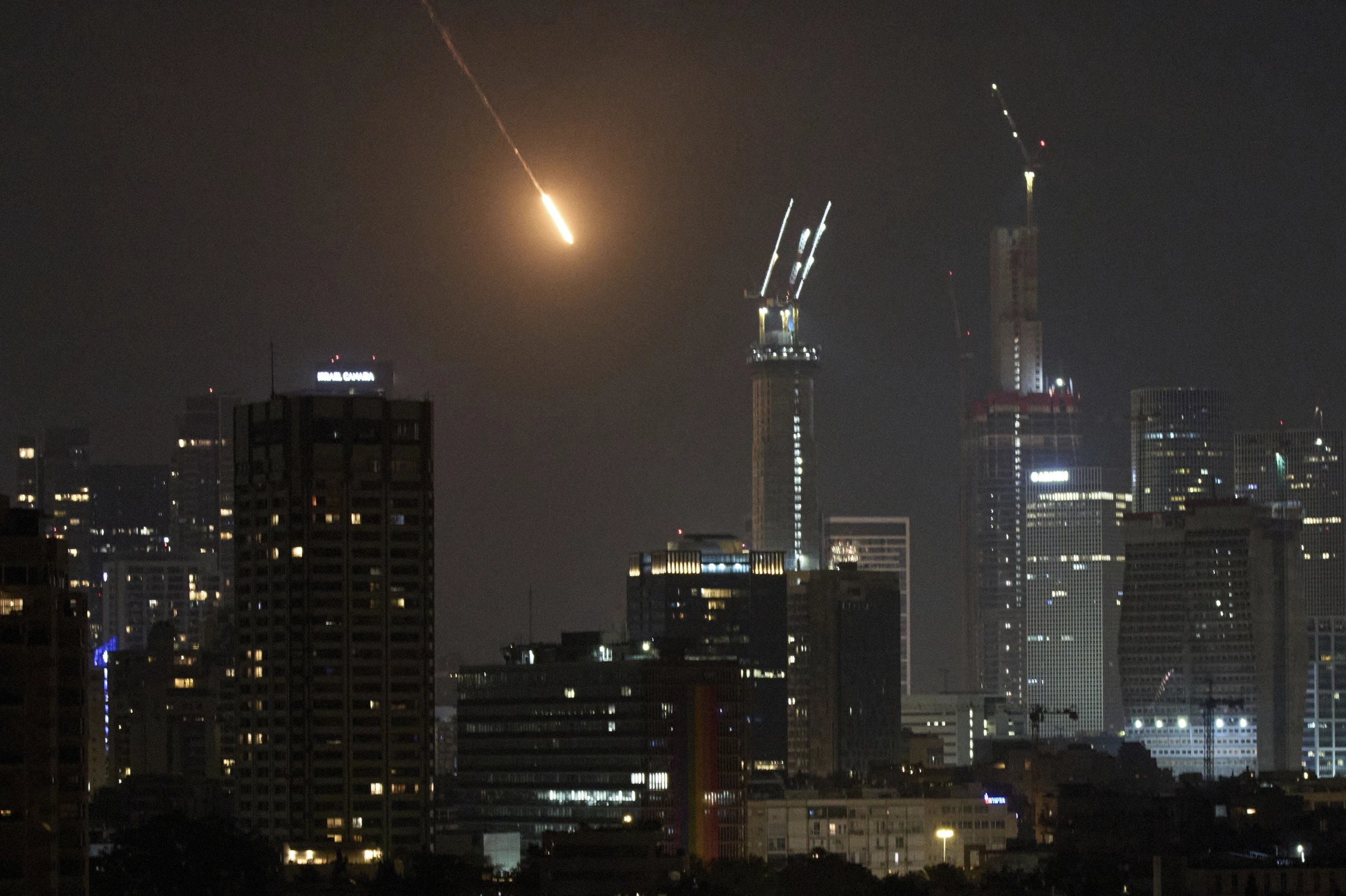 Missile strikes and explosions during Israel attacks Iran war escalation
