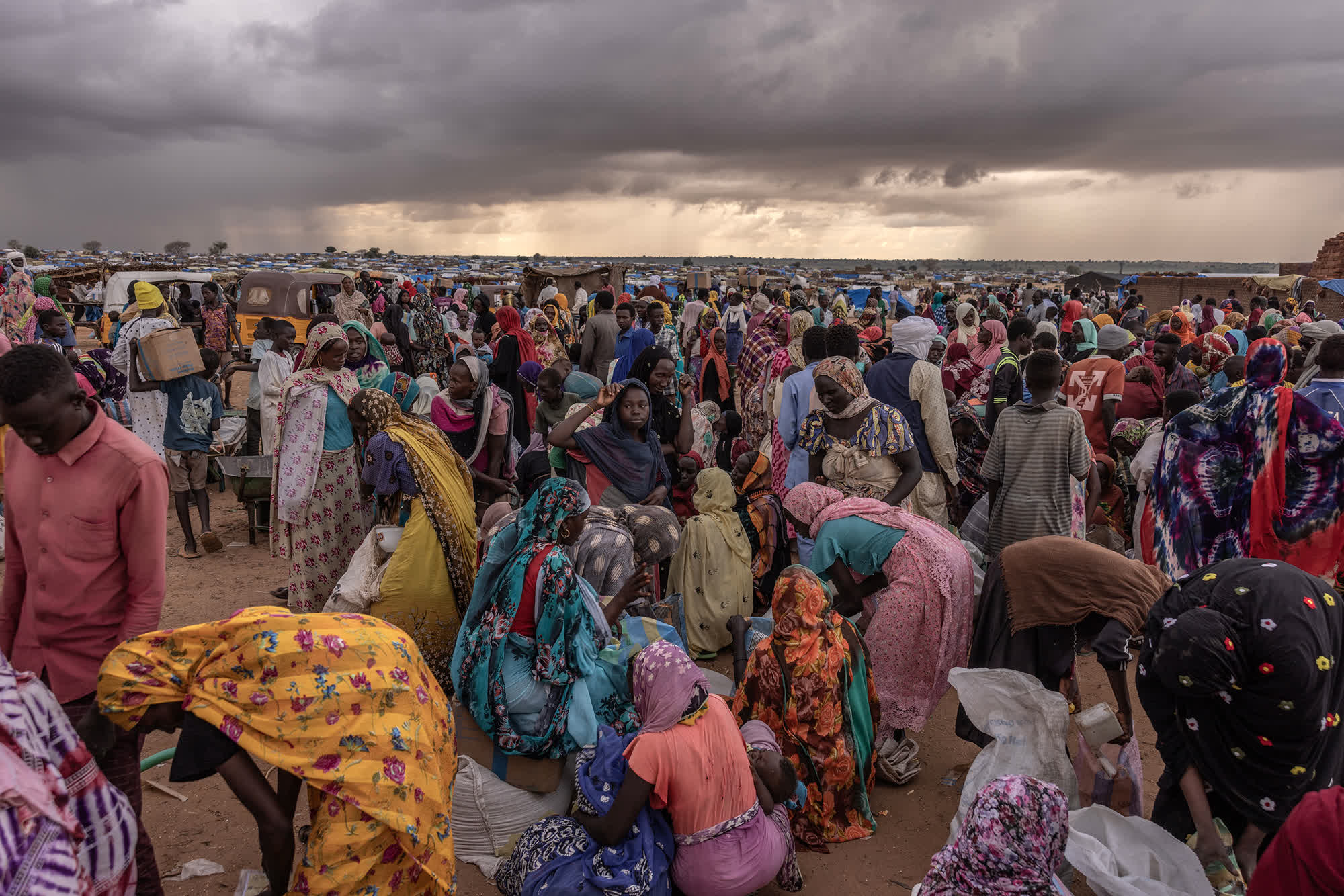 Women displaced by Sudan Civil War in Darfur amid reports of systematic rape and genocide risk