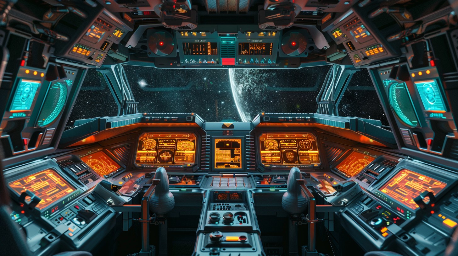 astronauts inside Orion capsule during communications blackout reentry phase