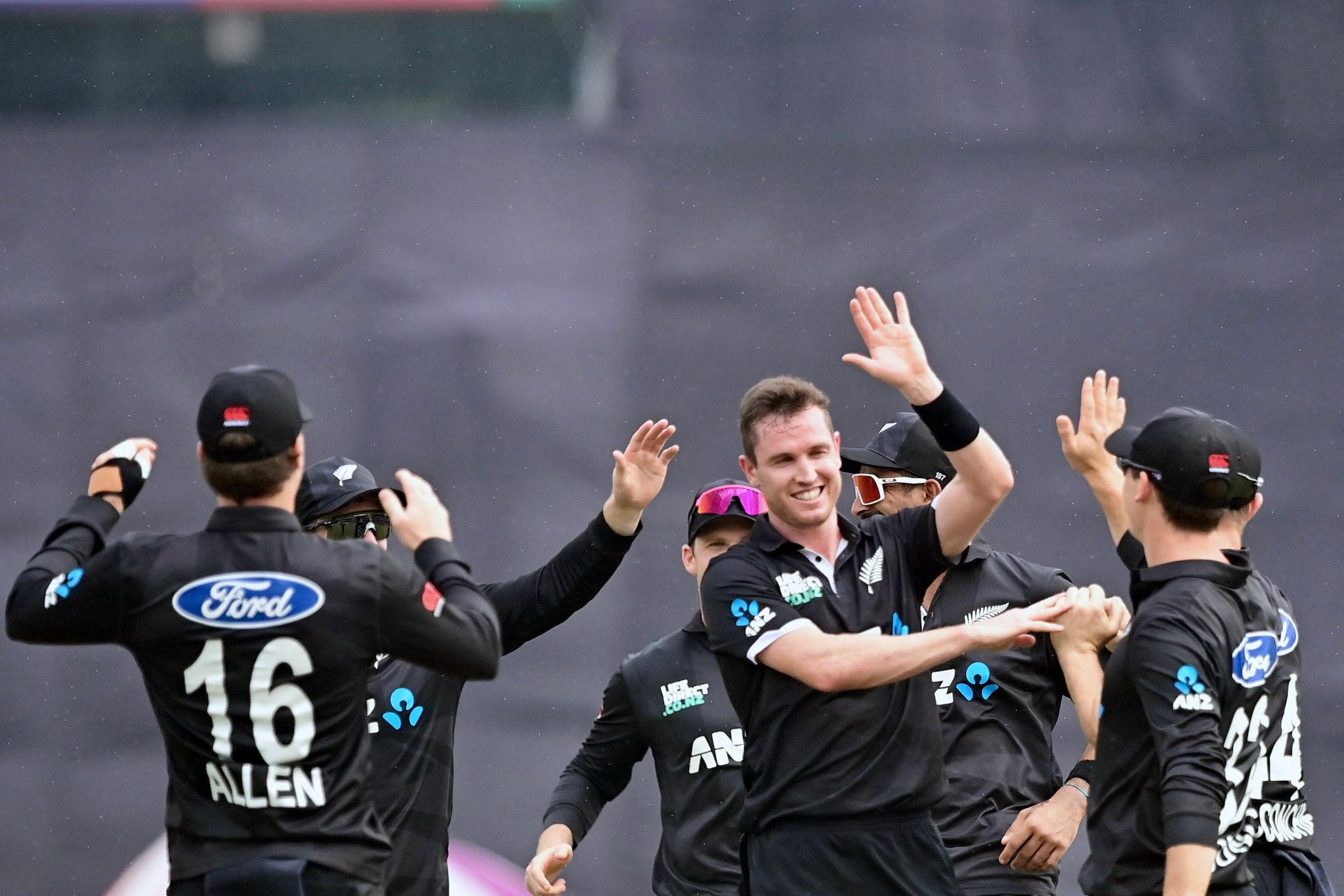 Nahid Rana celebrates wicket during Bangladesh vs New Zealand 2nd ODI in Dhaka