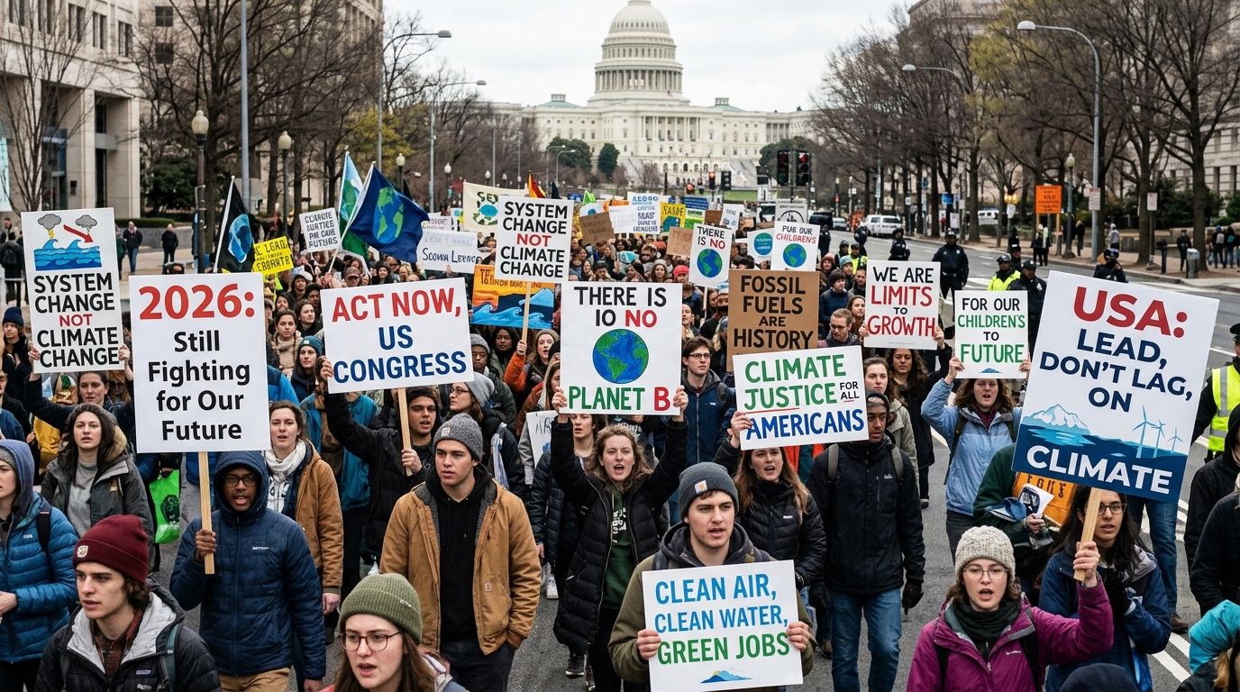 climate protest EPA policy changes environmental activists United States