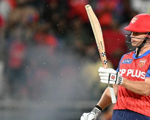 Cooper Connolly batting for Punjab Kings during IPL 2026 match against Sunrisers Hyderabad