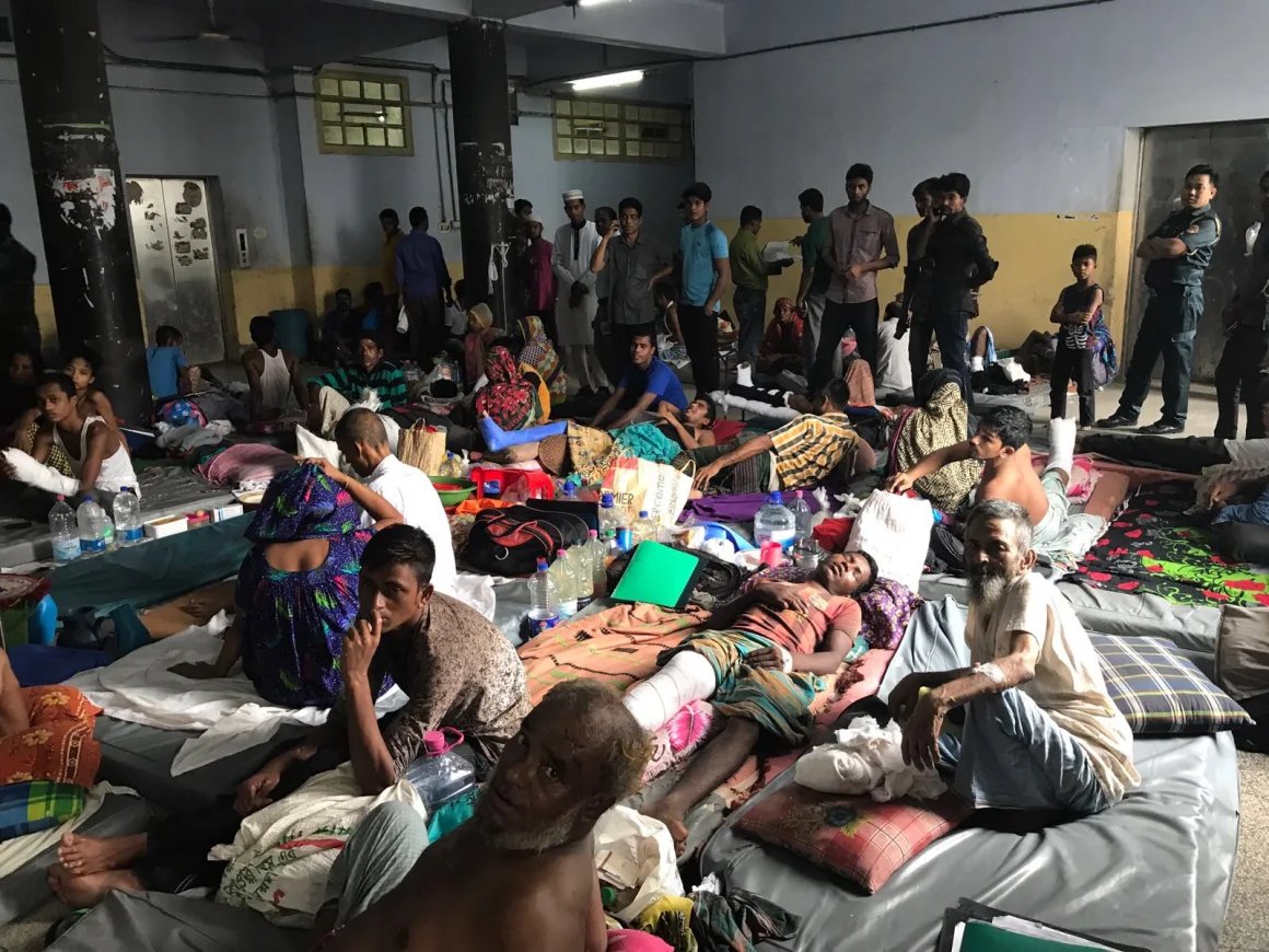 Overcrowded hospital in Dhaka amid measles outbreak