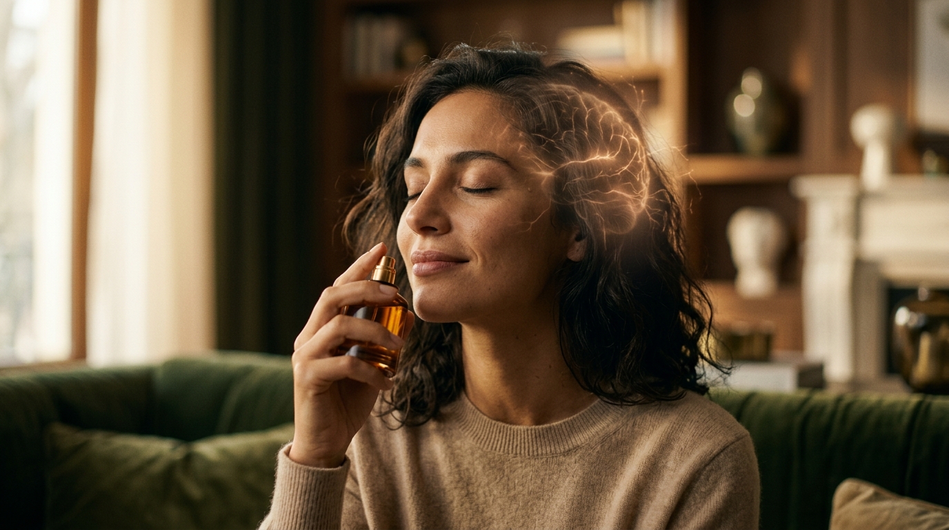 Human reacting emotionally to smell linked with memory and brain activity