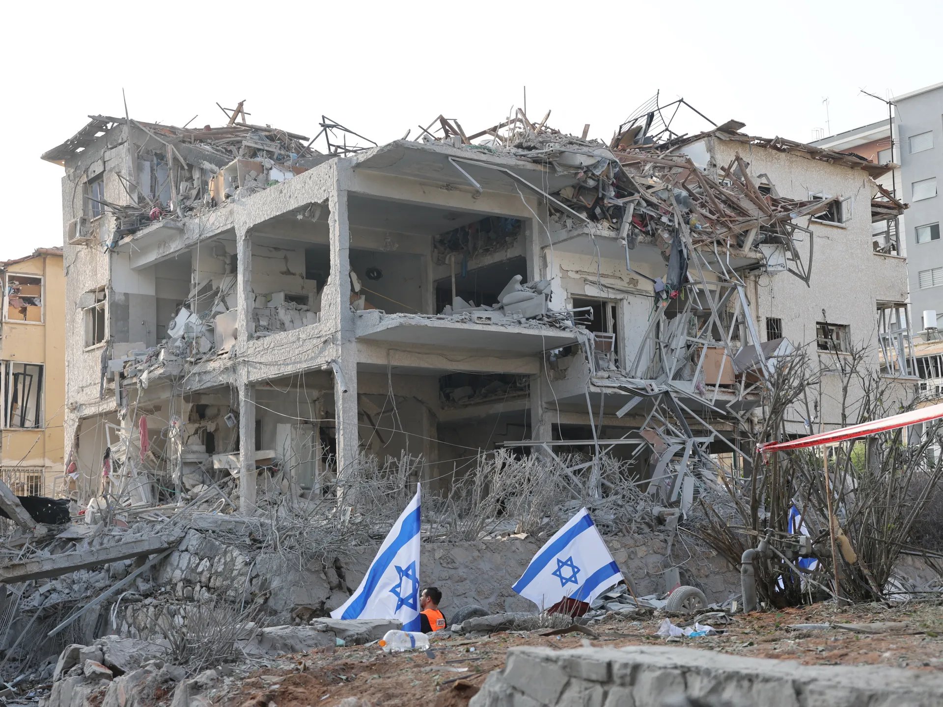 Damage to Iranian infrastructure after Israeli and US airstrikes