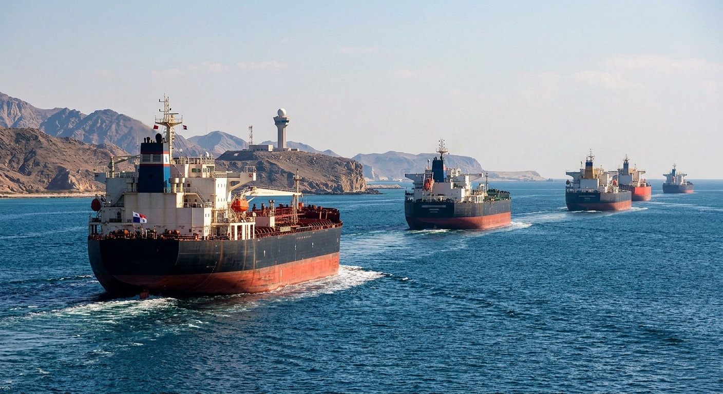 Oil tankers pass through Strait of Hormuz after Iran reopening as global markets surge