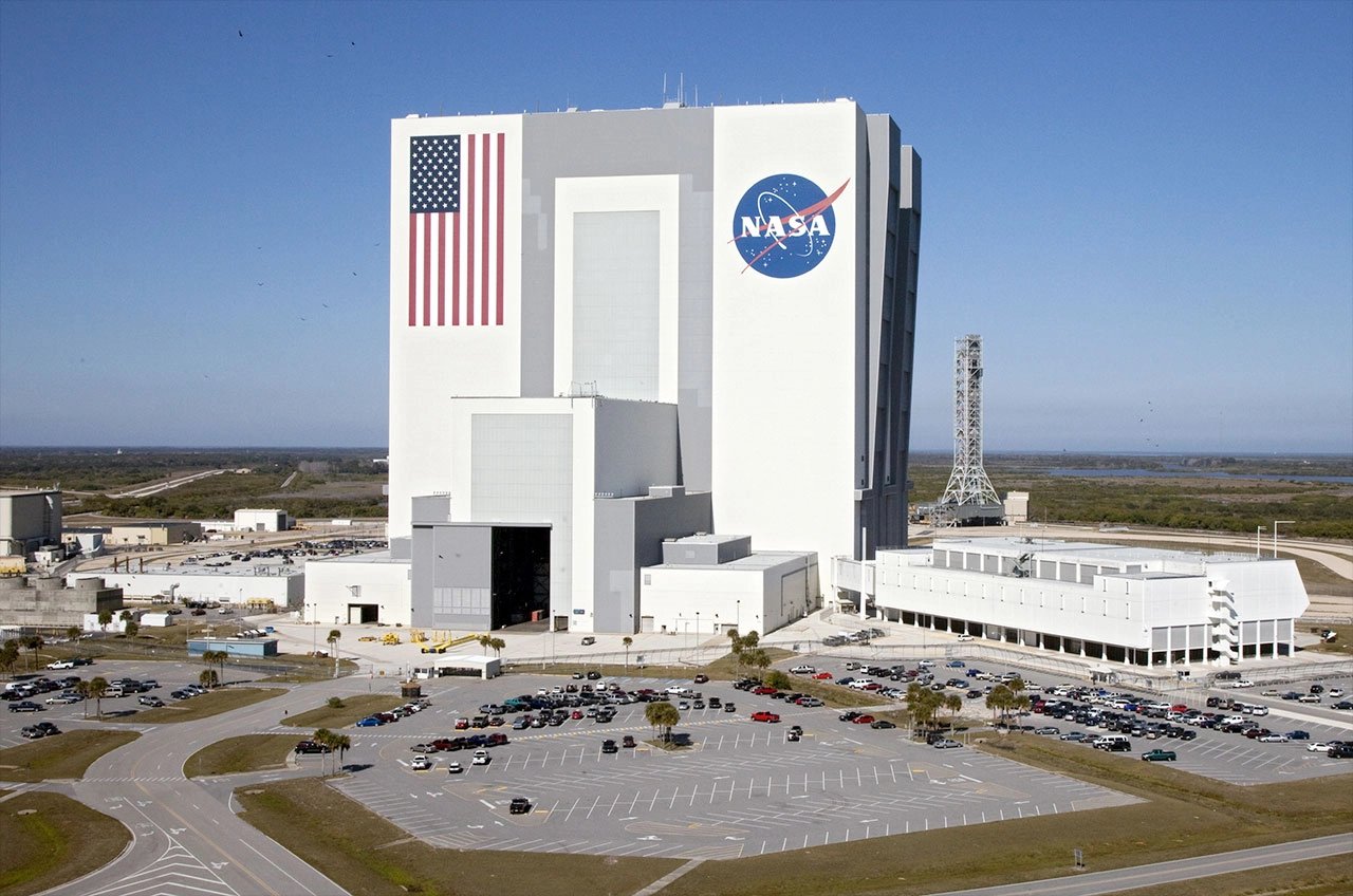 Kennedy Space Center Vehicle Assembly Building preparing Artemis III rocket integration