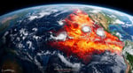 Massive marine heat wave spreads across the Pacific Ocean raising hurricane and wildfire risks