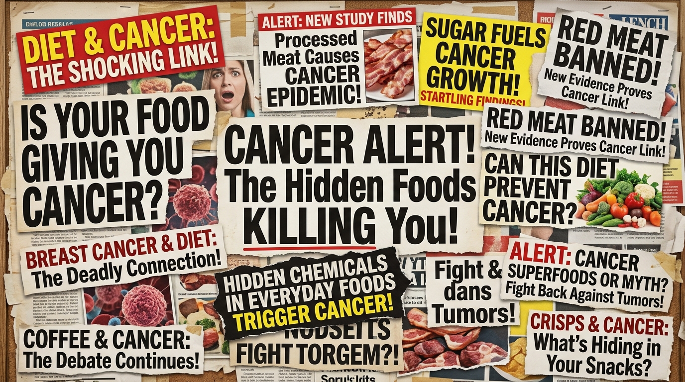 Misleading headlines about diet and cancer spread online