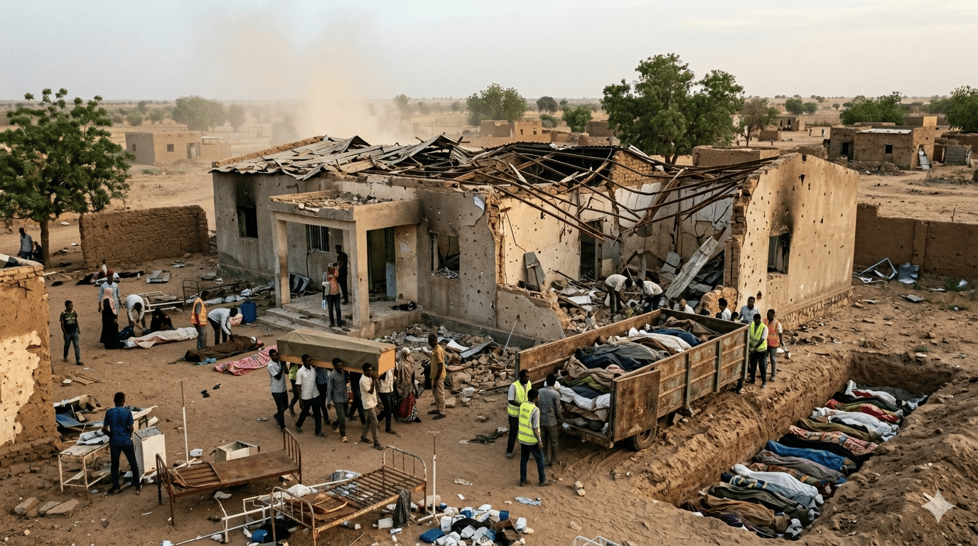 Displaced Sudanese families in overcrowded camps during civil war