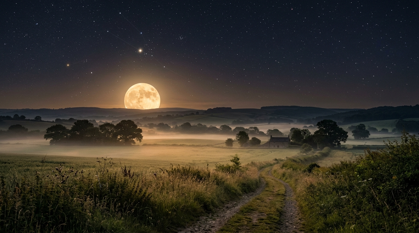 Taurus Moon symbol representing emotional stability and grounding