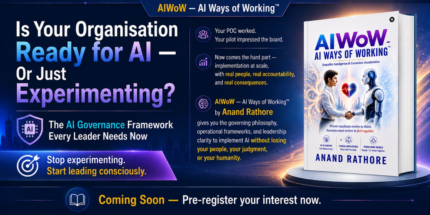 AIWoW - AI Ways of Working™ by Anand Rathore Answers the Question Every Leader Is Quietly Asking