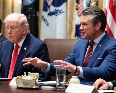President Donald Trump meets Cabinet officials at the White House as Iran tensions escalate in 2026