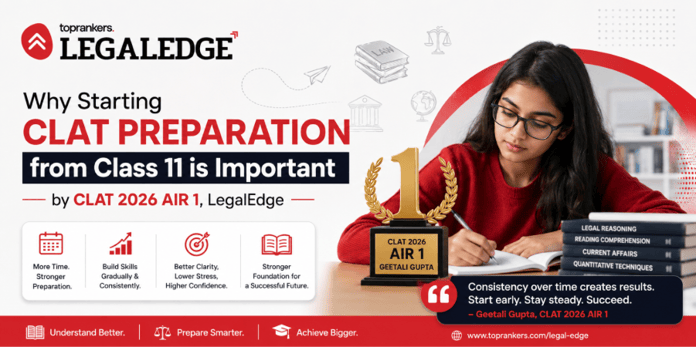 Why More Students Are Beginning Their CLAT Preparation in Class 11: LegalEdge Insights