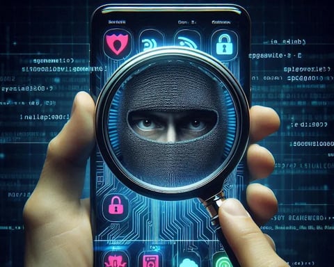 Android smartphone showing Google Intrusion Logging spyware detection security feature