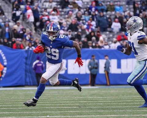 Cowboys and Giants facing off at MetLife Stadium under Sunday Night Football lights in 2026 NFL Week 1 opener