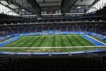 Detroit Lions players walking into stadium with NFL 2026 schedule release and primetime game hype