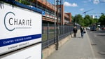Ambulance carrying American Ebola patient Dr. Peter Stafford arrives at Charité hospital in Berlin on May 20, 2026