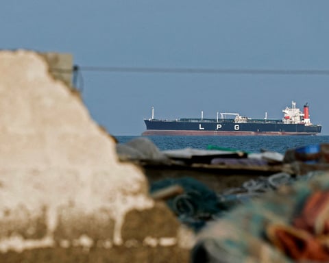 Oil tankers pass through the Strait of Hormuz amid worsening Gulf supply disruptions and rising global energy fears