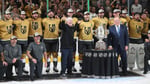 Vegas Golden Knights captain Mark Stone celebrates during Game 4 against the Colorado Avalanche in the 2026 NHL Western Conference Final
