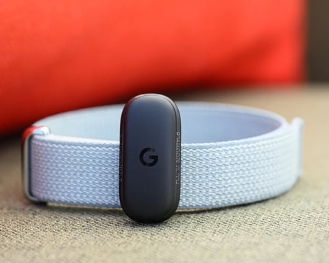 Google Fitbit Air wearable with Gemini AI Health Coach on the Google Health app
