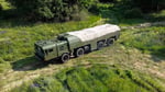 Iskander-M missile launcher during Russia Belarus joint nuclear drills