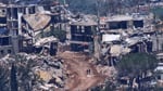 Israeli military operations destroy villages in southern Lebanon near the border