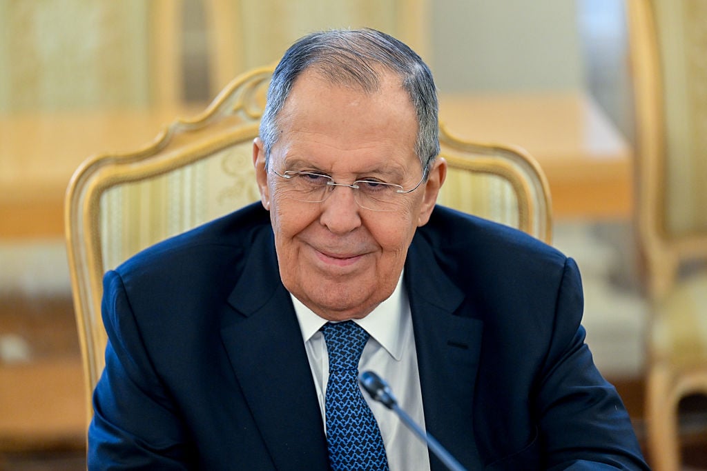 Russian Foreign Minister Sergey Lavrov speaks in Moscow about Russia Gulf security concept for GCC and Iran