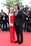 Scarlett Johansson and Adam Driver at the Paper Tiger premiere during Cannes 2026