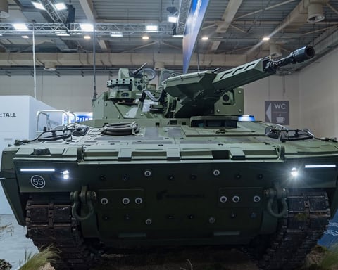 Rheinmetall Lynx KF41 armored infantry fighting vehicle, selected by Romania under the EU SAFE rearmament program
