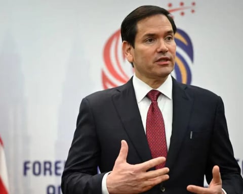 US Secretary of State Marco Rubio speaks about China as America’s top geopolitical challenge amid rising US-China tensions