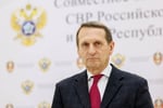 Sergei Naryshkin, director of Russia's Foreign Intelligence Service, accuses the UK of inciting Europe toward a clash with Moscow