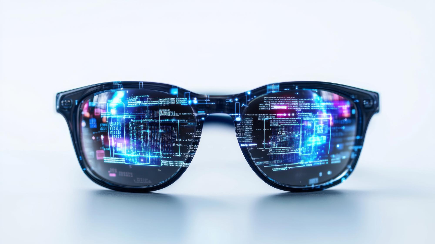 Man wearing AI smart glasses scanning people in public as privacy concerns grow